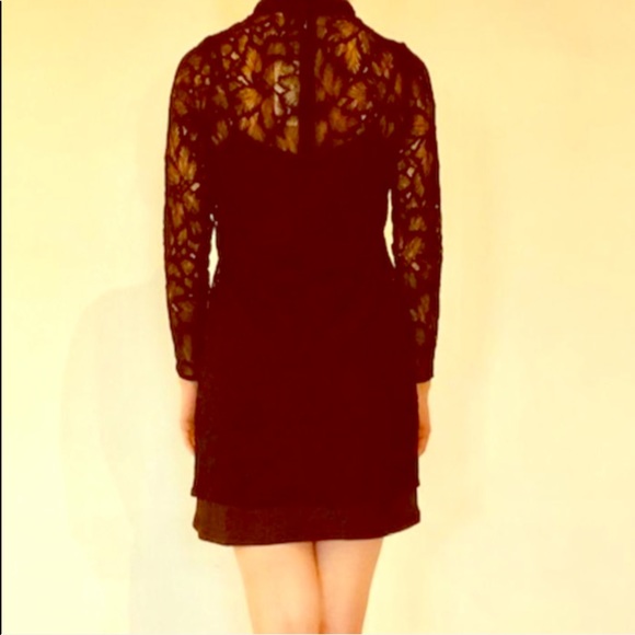 NWT Black Lace Dress - Picture 2 of 2